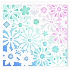 MFT Stencil (plast) - Funky Florals (2 pcs)